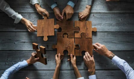 Puzzle salariés entreprise