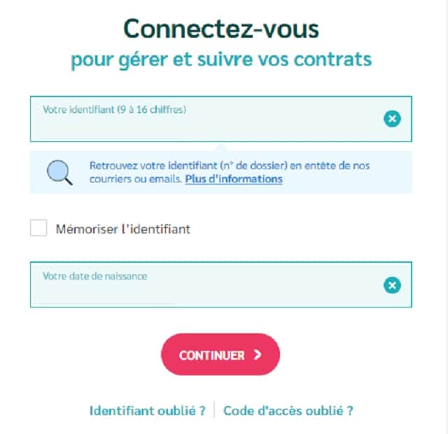 Se connecter sur le compte Sofinco