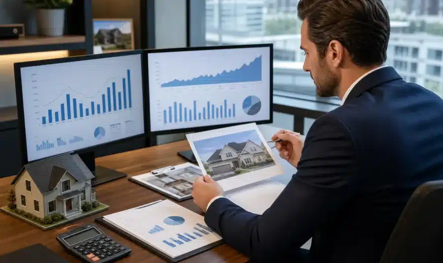 Analyse graphique des revenus locatifs et capacité d'emprunt bancaire