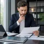 Conseillers financiers discutant de changement d’assurance de prêt immobilier