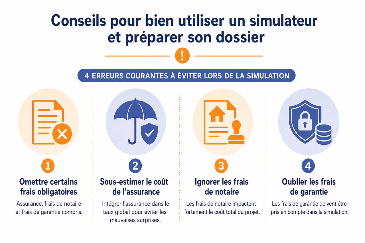 Simulateur de prêt immobilier : comment bien l’utiliser pour préparer votre achat ? , Conseils pour bien utiliser un simulateur et préparer son dossier