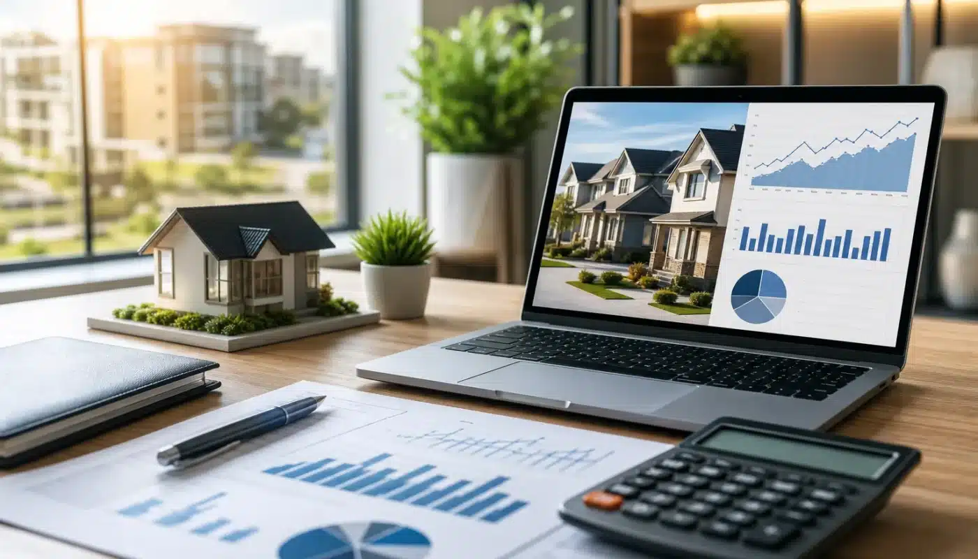 Montage d'une maison avec symbole d'apport personnel financier