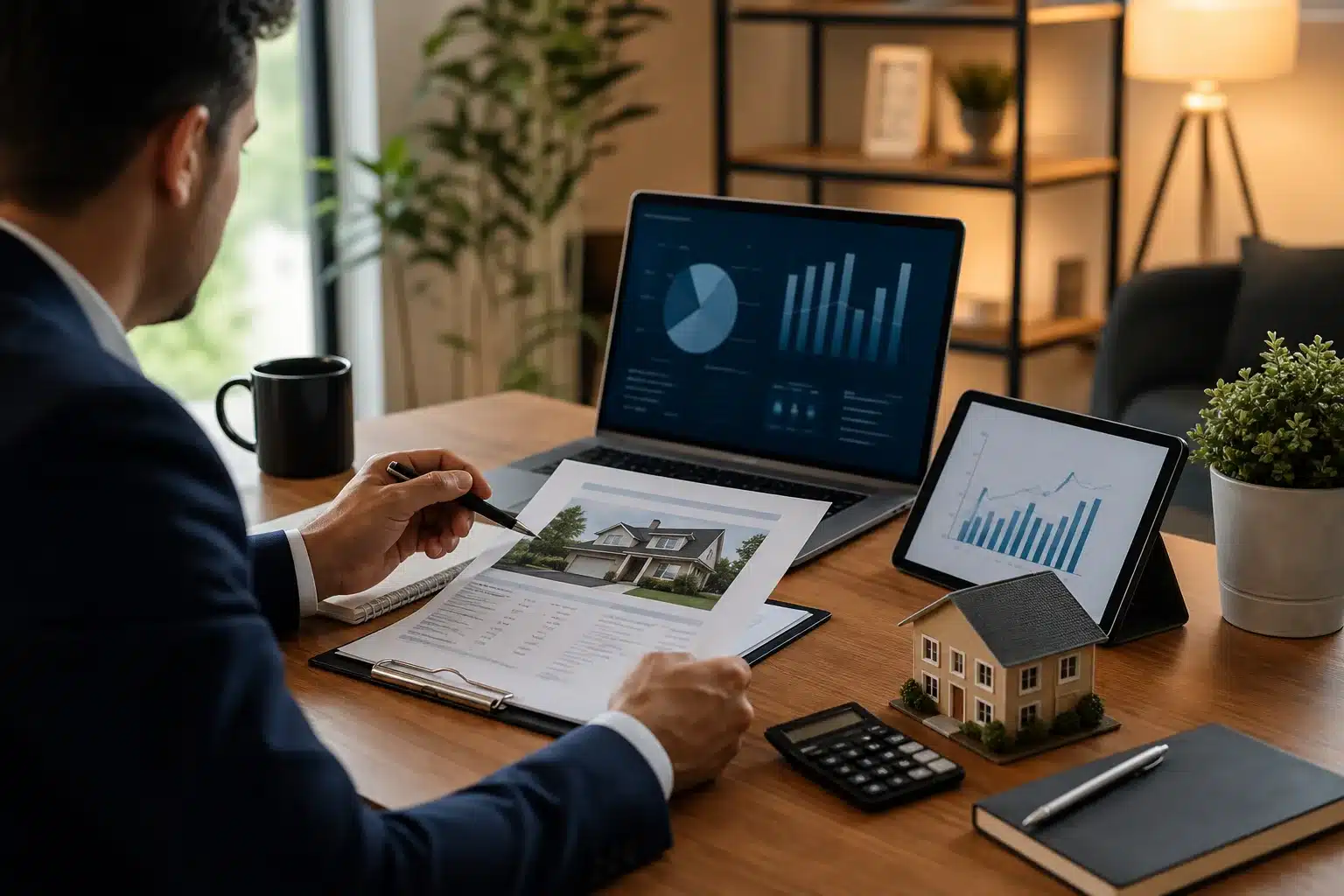 Conseillers financiers expliquant prêt immobilier débutants et démarches