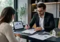 Calculatrice et documents financiers pour optimiser capacité d'emprunt