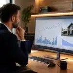Calculatrice et documents pour simulation de crédit immobilier