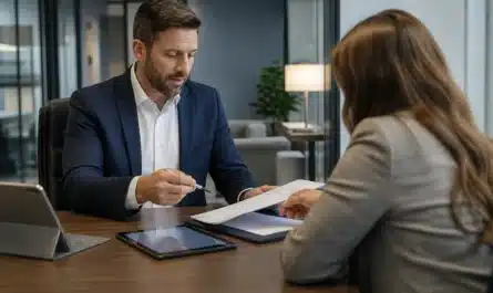 Processus de crédit immobilier avec signature chez le notaire
