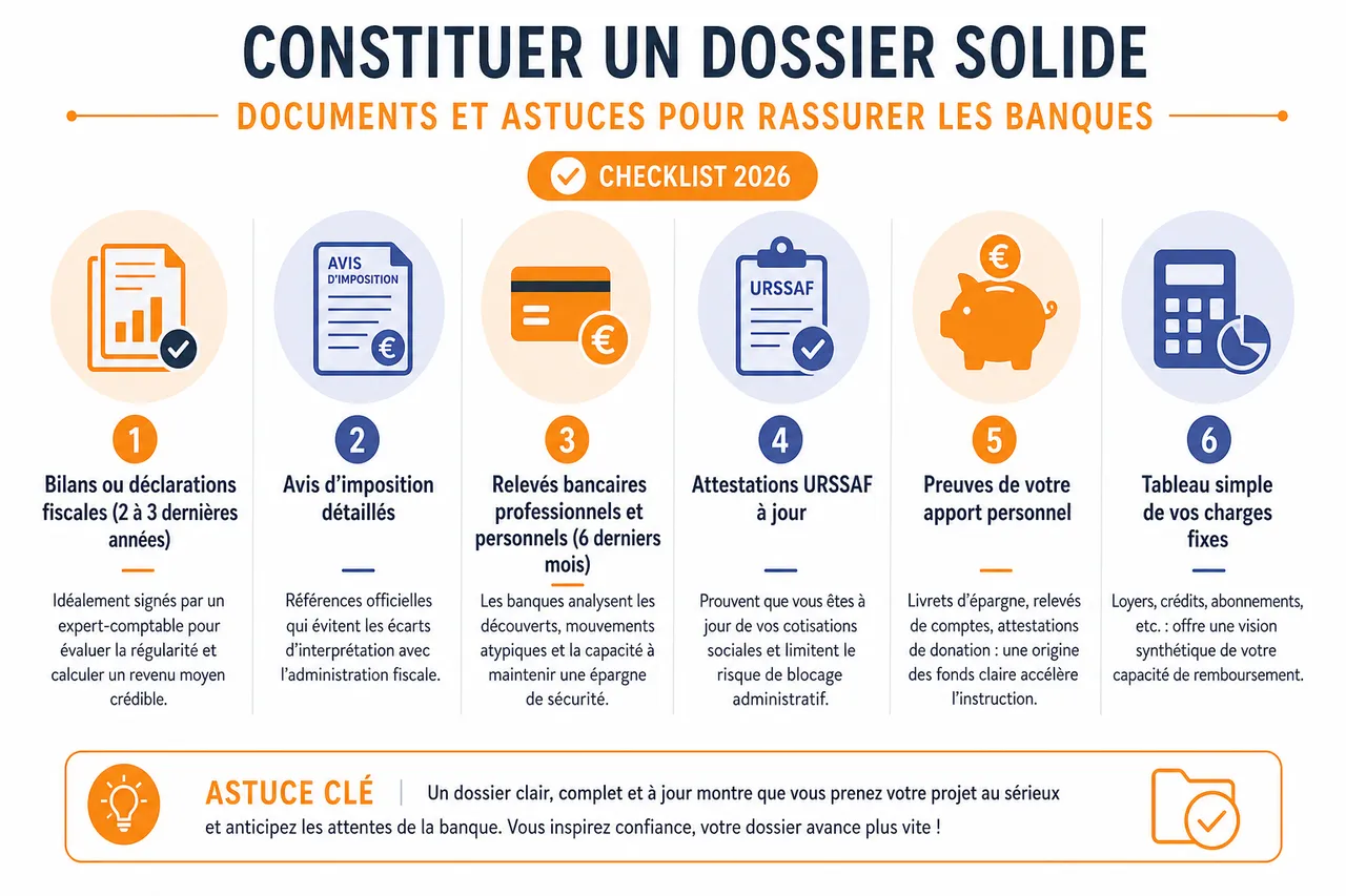 Obtenir un crédit immobilier en tant qu’auto-entrepreneur, comment rassurer la banque avec des revenus irréguliers , Constituer un dossier solide: documents et astuces pour rassurer les banques